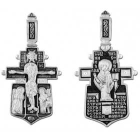Купить крестик мальчику мужской православный из серебра 30344