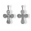Срібний хрестик православний 28532