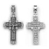 Silver cross with cubic Zirconia 52522