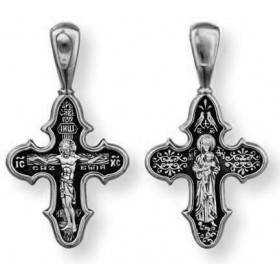 Серебряные крестики православные нательные 41478