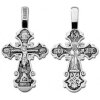Silver Orthodox cross bilateral Nicholas 29189