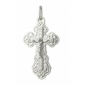 нательный крестик православный серебряный 38211