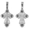 Orthodox pectoral cross of silver 38184