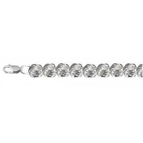 Women's silver chain rose 29425