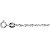 Silver chain Cord with rhodium 34638