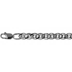 Серебряная цепочка с чернением плетение Нонна 35217