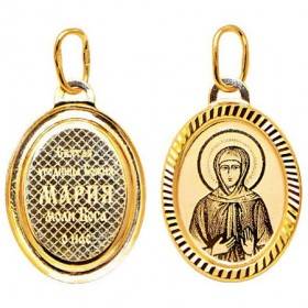 Нательная икона из золота Мария 39727