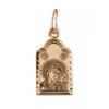 Silver pendant with gold Kazanskaya mother of God 40986