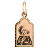Silver pendant with gold Matrona Holy 40985