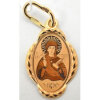 Silver pendant with gold Saint Tatiana 31578