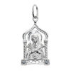 Silver pendant mother of God seven arrows 41876