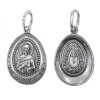 Silver pendants for women a Saint John's icon on the neck of silver