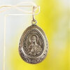 Silver pendants for women Saint Olga icon on the neck