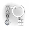 Earrings silver 46910