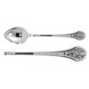 The spoon is a silver tea for children and adults 37355