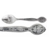 Silver spoons, the sample spoon 925 sterling silver gift goddaughter