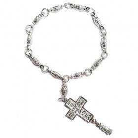 Silver rosary Orthodox 10 grains 16453