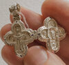 Хрест-мощевик срібло 925 проби православний хрестик мощевик