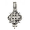 Silver reliquary pectoral amulet-cross
