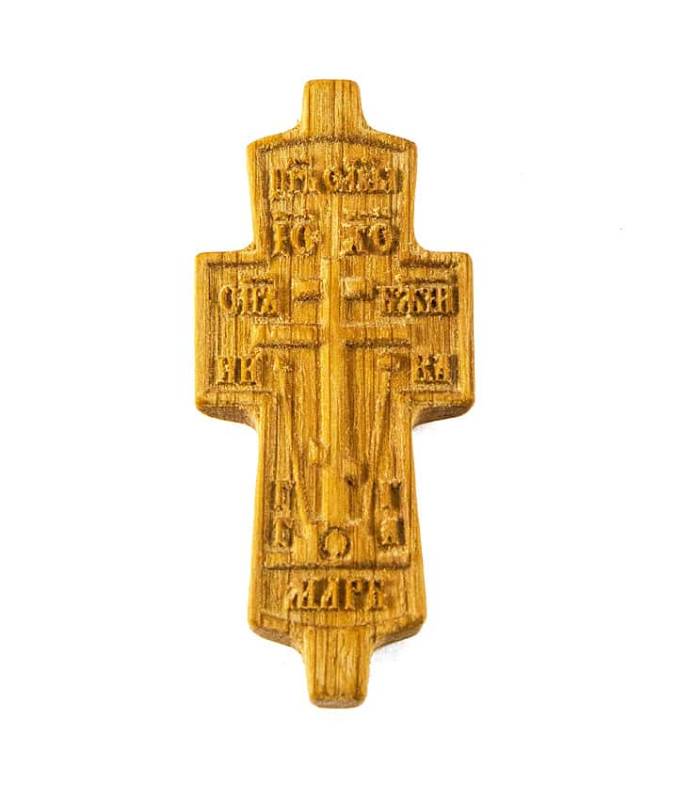 Крест параманный деревянный из бука, высотой 7 см