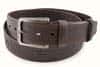 Leather belt, 40 mm, with prayer, brown
