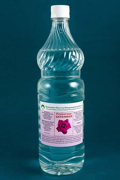 Вода "Розовая"1 л , в пластиковом флаконе, с крышкой, 19-02