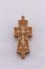 Крест деревянный параманный 17112, из липы, резной, без витейки, 7 см