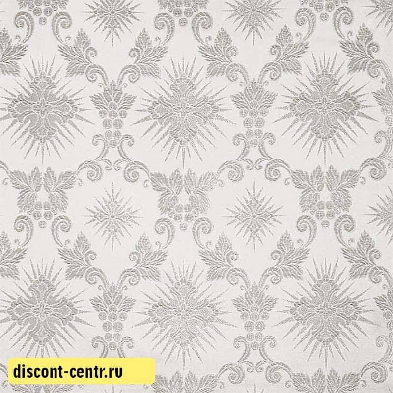 Brocade white with silver &quot;Vine&quot;, width 150 cm
