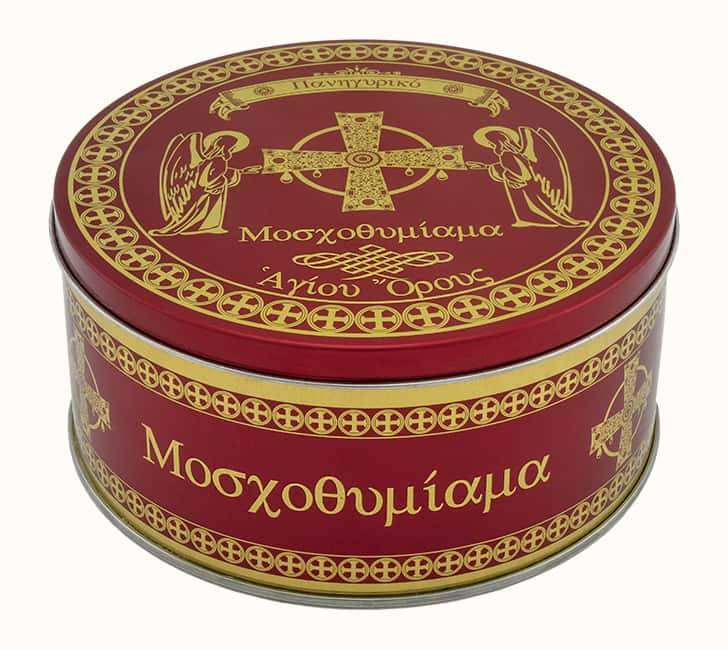 Ладан "Афонский" 500 г, изготовлен в России по рецепту Нового скита (Афон), в металлической коробке