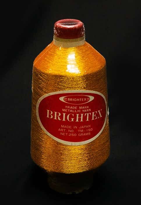Нить металлизированная в бобинах "BRIGHTEX" золото