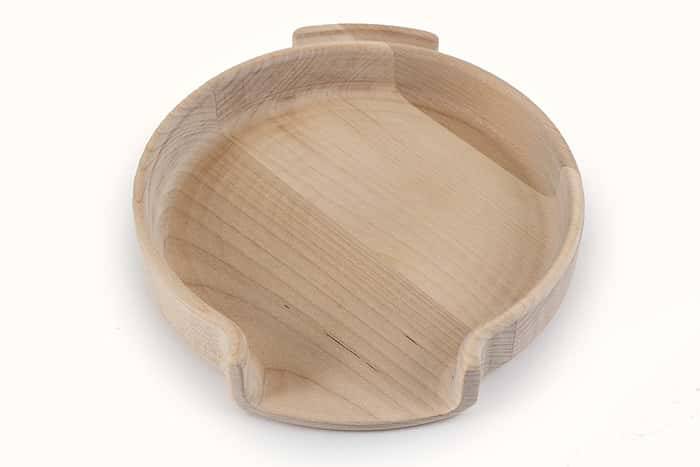 Πιάτο για την παρασκευή του αρνιού 18 εκ., ξύλινο, από σημύδα με λαβή DP-8