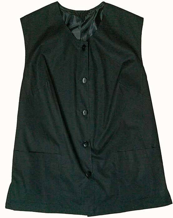 Γυναικείο γιλέκο, νούμερο 52 ύφασμα πουκάμισου, με επένδυση