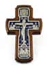 Крест деревянный 17141-1, с вклейкой из гальваники, настенный, с Архангелами