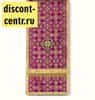 Аналойник фиолетовый с золотом, шелк в ассортименте, без подкладки, 48 х 240 см
