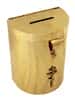 Mug-box for donations brass semicircular small