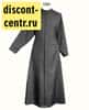 Cassock for women, size 44/158 black, wool blend fabric