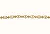 Chain for the archpriest&#39;s cross, brass, gilded, No. 7 with inserts - cubic zirconia, length 120 cm, 2.7.0244lp (5349654)