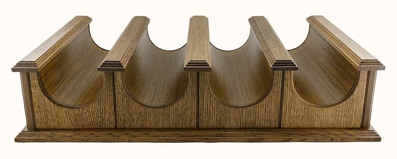 Ящик свечной деревянный четырёхместный, с дубовым шпоном