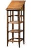 Open wooden lectern, with shelves, DA000003 (111010)