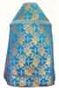 Priestly vestments, blue with gold, 90/145 brocade &quot;Garden of Eden&quot;