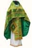 Priest&#39;s vestments, green, 92/155 &quot;Klionik&quot; brocade (B47)